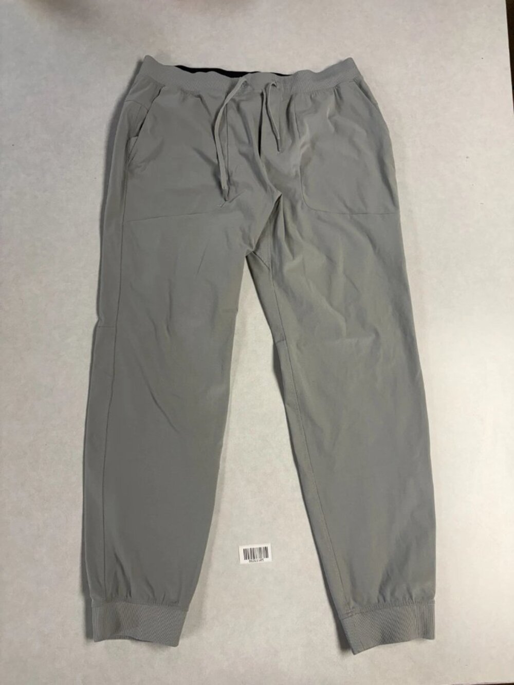 Lululemon Athletica Mens Drawstring Jogger Pants Light Gray ABC Size XXL - Picture 1 of 5